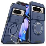 For Google Pixel 10 Pro XL Sliding Camshield Ring Holder Phone Case(Blue)