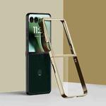 For Motorola Razr 60 Ultra 6D Electroplating PC Shockproof Phone Case(Gold)