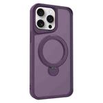 For iPhone 13 Pro Max Invisible Fulcrum Holder MagSafe Phone Case(Dark Purple)