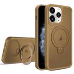 For iPhone 11 Pro Max Invisible Fulcrum Holder MagSafe Phone Case(Gold)