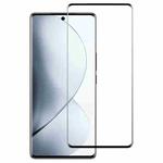 For vivo V29 Pro Full Glue 9H HD 3D Curved Edge Tempered Glass Film(Black)
