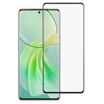 For vivo Y100 4G Full Glue 9H HD 3D Curved Edge Tempered Glass Film(Black)