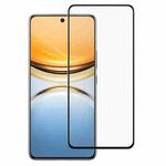 For vivo Y300 Pro Full Glue 9H HD 3D Curved Edge Tempered Glass Film(Black)
