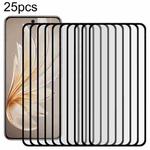 For vivo S20 Pro 25pcs Full Glue 9H HD 3D Curved Edge Tempered Glass Film(Black)