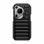 For Huawei Pura 70 Ultra Capsule Series Candy Color TPU Phone Case(Black)