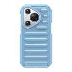 For Huawei Pura 70 Capsule Series Candy Color TPU Phone Case(Blue)