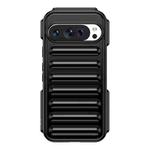 For Google Pixel 9 Capsule Series Candy Color TPU Phone Case(Black)