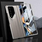 For Samsung Galaxy Z Fold4 GKK Integrated Folding Supercar Phone Case(Titanium Grey)