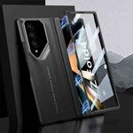 For Samsung Galaxy Z Fold4 GKK Integrated Folding Supercar Phone Case(Black)