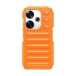 For Xiaomi Poco F6 Capsule Series Candy Color TPU Phone Case(Orange)