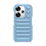 For Xiaomi Poco F6 Capsule Series Candy Color TPU Phone Case(Blue)