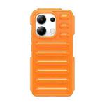 For Redmi Note 13 4G Global Capsule Series Candy Color TPU Phone Case(Orange)