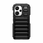 For Redmi Note 13 Pro+ Capsule Series Candy Color TPU Phone Case(Black)