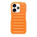 For Redmi Note 13R Capsule Series Candy Color TPU Phone Case(Orange)