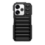 For Redmi Note 13R Capsule Series Candy Color TPU Phone Case(Black)