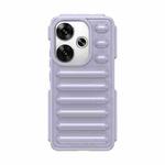 For Redmi Turbo 3 Capsule Series Candy Color TPU Phone Case(Purple)