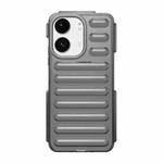 For Redmi 13C 4G Capsule Series Candy Color TPU Phone Case(Transparent Grey)