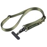 B1 Nylon Webbing Anti-lost Mobile Phone Long Lanyard(Green)