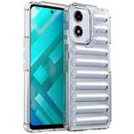 For Motorola Moto G24 Power Capsule Series Candy Color TPU Phone Case(Transparent)