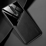 For Xiaomi Redmi K30 All-inclusive Leather + Organic Glass Phone Case with Metal Iron Sheet(Black)