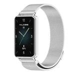 For Honor Band 9 MIJOBS Milan Magnetic Stainless Steel Watch Band(Silver)