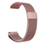 For Garmin Lily 2 14mm Milan Stainless Steel Watch Band(Rose Pink)