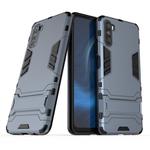 For Huawei Maimang 9 PC + TPU Shockproof Protective Case with Holder(Navy)