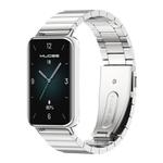 For Honor Band 10 / 9 MIJOBS Bamboo Stainless Steel Watch Band(Silver)