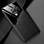 For Huawei Mate 20 All-inclusive Leather + Organic Glass Protective Case with Metal Iron Sheet(Black)