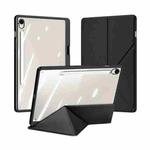 For Samsung Galaxy Tab S9 / S9 FE DUX DUCIS Magi Series Smart Leather Tablet Case(Black)