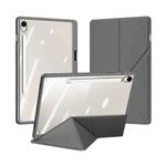 For Samsung Galaxy Tab S9 / S9 FE DUX DUCIS Magi Series Smart Leather Tablet Case(Grey)