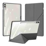 For Samsung Galaxy Tab S9+ / S9 FE+ DUX DUCIS Magi Series Smart Leather Tablet Case(Grey)