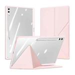 For Samsung Galaxy Tab S10 Ultra DUX DUCIS Magi Series Smart Leather Tablet Case(Pink)