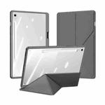 For Samsung Galaxy Tab S10 FE+ DUX DUCIS Magi Series Smart Leather Tablet Case(Grey)