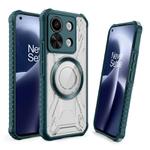For OnePlus Nord 2T CD Texture Magsafe Phone Case(Dark Green)