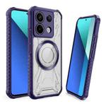 For Redmi Note 13 4G CD Texture Magsafe Phone Case(Dark Purple)