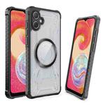 For Samsung Galaxy A04e CD Texture Magsafe Phone Case(Black)