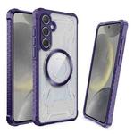 For Samsung Galaxy S24+ 5G CD Texture Magsafe Phone Case(Dark Purple)