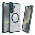 For Samsung Galaxy S24 5G CD Texture Magsafe Phone Case(Dark Green)