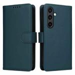 For Samsung Galaxy S24 FE 5G BETOPNICE BN-005 2 in 1 Detachable Imitate Genuine Leather Phone Case(Blue)