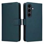 For Samsung Galaxy S25+ 5G BETOPNICE BN-005 2 in 1 Detachable Imitate Genuine Leather Phone Case(Blue)