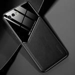 For Huawei Honor 10 All-inclusive Leather + Organic Glass Protective Case with Metal Iron Sheet(Black)