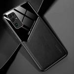 For Huawei Honor 30 All-inclusive Leather + Organic Glass Protective Case with Metal Iron Sheet(Black)