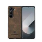 For Samsung Galaxy Z Fold6 DG.MING M2/M1 Series Magnetic Phone Case(Coffee)