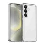 For Samsung Galaxy S25 5G Colorful Series Acrylic Hybrid TPU Phone Case(Transparent)
