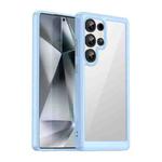 For Samsung Galaxy S25 Ultra 5G Colorful Series Acrylic Hybrid TPU Phone Case(Blue)