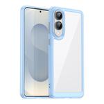 For Samsung Galaxy S25 Edge 5G Colorful Series Acrylic Hybrid TPU Phone Case(Blue)