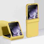 For Xiaomi Mix Flip 2 3 in 1 Skin Feel PC Phone Case(Lemon Yellow)