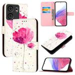 For BLU View 5 3D Painting Horizontal Flip Leather Phone Case(Flower)