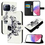 For T-Mobile REVVL 7 Pro 3D Painting Horizontal Flip Leather Phone Case(Skull)